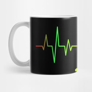 Basketball Heartbeat Gift Mug